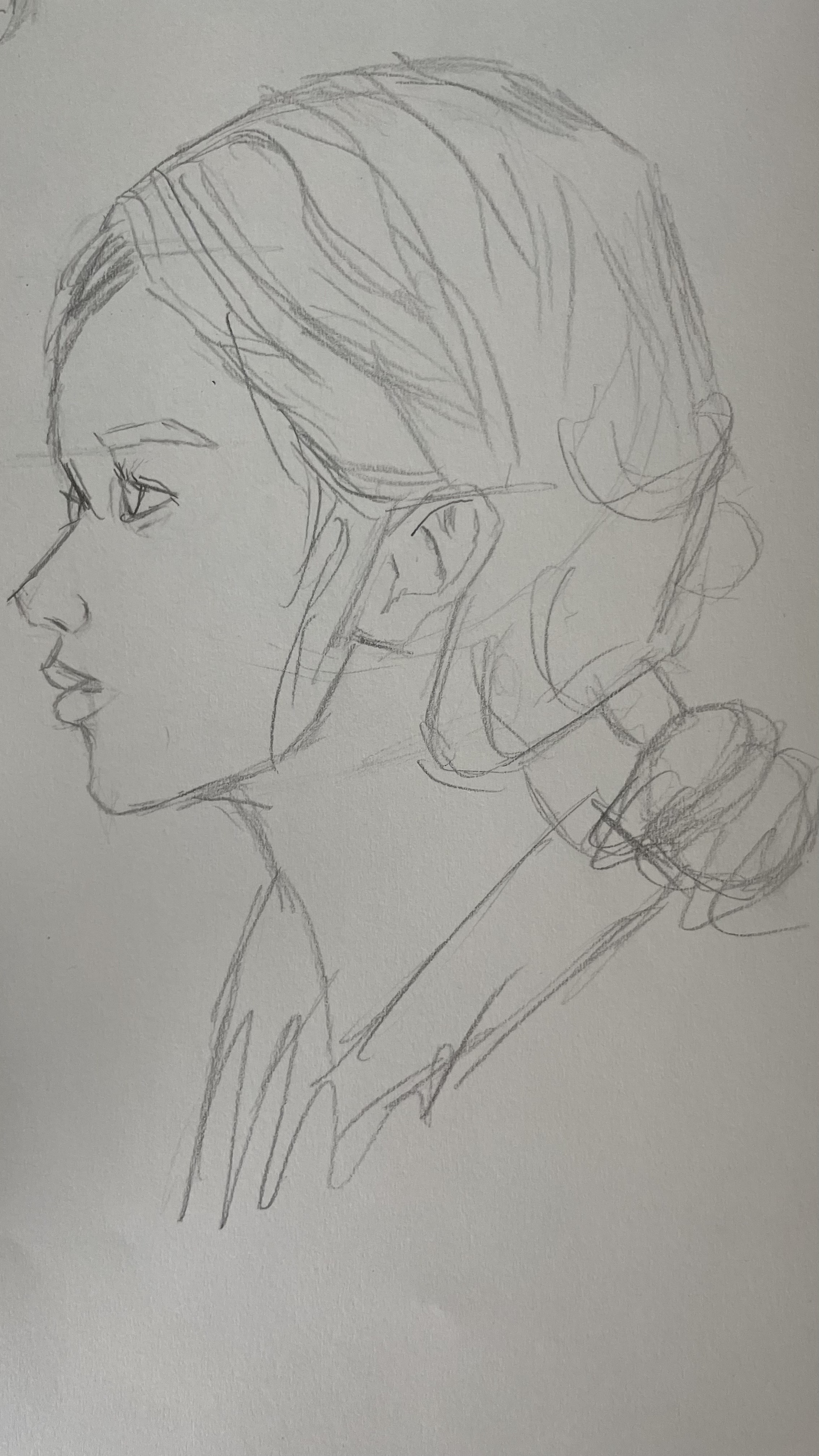 sketch of face